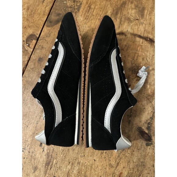 Vans Super Lowpro Black + Silver Sneakers Size 10.5 NIB NEW - Picture 5 of 10